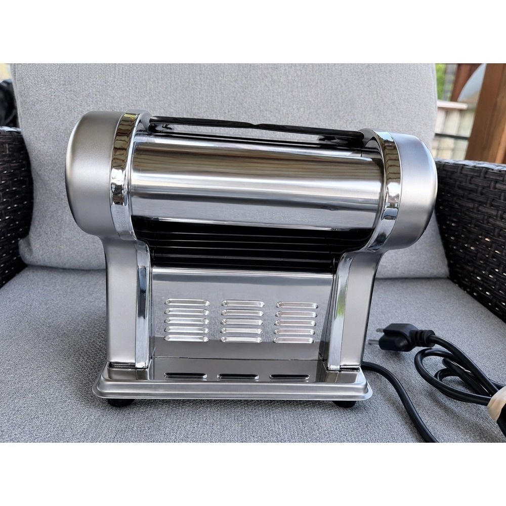 Newhai Electric Pasta Maker Machine Unisex OS Silver Excellent Stainless Steel - Picture 11 of 12